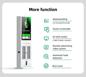 Estación de Carga Portátil con Pantalla Táctil para Publicidad, 24-72, Banco de Energía para Teléfonos Móviles, 6000 mAh/8000 mAh, Máquina Expendedora de Carga Rápida Compartida para Exteriores - Product Image 4