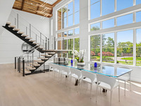 Moderne Gerade Treppen mit Sicherheitsgeländer (Glas-/Holz-/Marmorstufen, Edelstahl-/Verzinkte-Stahl-Optionen) Langlebig und Umweltfreundlich