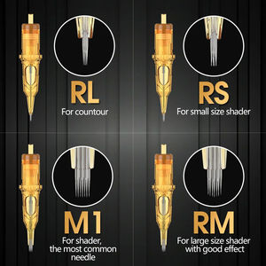 Disposable Tattoo Cartridge Needle 0.35mm Sterile Professional Tattoo Supply 20pcs Pack for Studio Artist Body Art Machine - Product Image 6