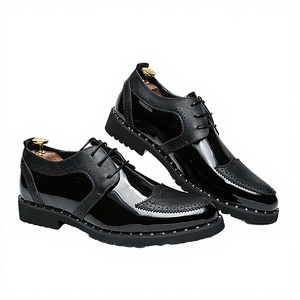 Original Stock Gent Breathable Pointed <b>Toe</b> Slip-On Oxford Men Dress Shoes Flat Fashion Factory Price Spring Summer Autumn - Product Image 2