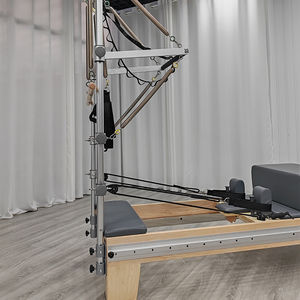 Reformer de Pilates con Torre y Riel Completo, Equipo de Pilates para Estudios de Fitness Comerciales y Centros de <span class=keywords><strong>Yoga</strong></span> - Product Image 4