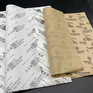 Papier d'emballage de qualité alimentaire imprimé personnalisé Papier de boucher Rouleau d'emballage sulfurisé pour l'emballage de la viande - Product Image 5