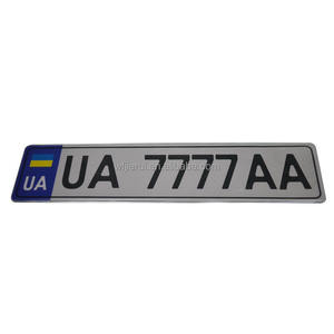 Europese Universele Transparante Kentekenframehouder Auto Plastic Stofkap Met Waterdicht En UV-Bestendig Luxe Ontwerp - Product Image 6