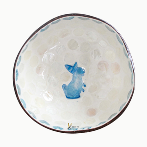 Juego de Tazones de Coco Hechos a Mano, Pulidos, Duraderos, Ecológicos, Clásicos, Personalizables, con Lindos Animales, para Servir Alimentos, Ensaladas y Smoothies - Product Image 3