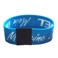 Pulsera de tela rfid nfc para festival, barata, promoción