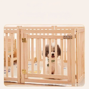 <span class=keywords><strong>Corral</strong></span> <span class=keywords><strong>para</strong></span> Mascotas, Corralito Plegable de Madera <span class=keywords><strong>para</strong></span> <span class=keywords><strong>Perros</strong></span>, Barrera de Seguridad de Madera de Pino Sólido con Puerta, <span class=keywords><strong>Corral</strong></span> <span class=keywords><strong>para</strong></span> <span class=keywords><strong>Perros</strong></span> - Product Image 5