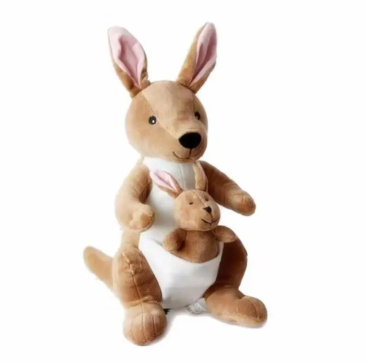 Kleine Leuke Custom Speciale Moeders Dag Geschenken Moeder Kind Gevulde Bruin Moeder En Baby Australië Pluche Dieren Kangoeroe