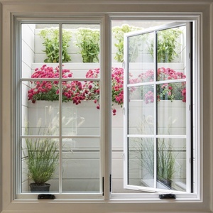 Ba cửa sổ bằng kính âm thanh bằng chứng bão tác động PVC/uPVC cửa sổ trượt với lưới chống muỗi - Product Image 5