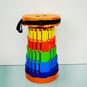 Tabouret pliant télescopique <span class=keywords><strong>arc</strong></span>-<span class=keywords><strong>en</strong></span>-<span class=keywords><strong>ciel</strong></span> réglable <span class=keywords><strong>en</strong></span> hauteur, portable, pour le <span class=keywords><strong>camping</strong></span> <span class=keywords><strong>en</strong></span> extérieur, la pêche, les pique-niques et les voyages - Product Image 4