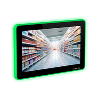 Tablette Android 11/13 PoE de 15,6 pouces avec éclairage LED RVB pour la signalisation de paiement NFC au point de vente