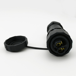 IP68 Đen hàng không nối bảng điều khiển cài đặt hàn cáp điện nối cắm nam và nữ ổ cắm - Product Image 3