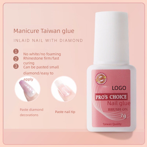 Colle à strass pour ongles 7g, adhésif puissant, colle de fixation pour décorations d'ongles, fournitures de manucure OEM - Product Image 1