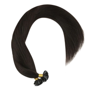 Extensions de cheveux 100% naturels, cuticules alignées, double épaisseur, pointes plates, pouvant être bouclées et lissées.
