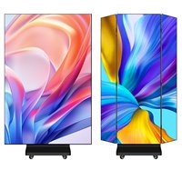 Schermo LED a Colori P2.5 Compatto Pieghevole in Tre Parti con Luminosità 1000cd e Garanzia di 3 Anni per Uso Promozionale al Dettaglio Interno/Esterno