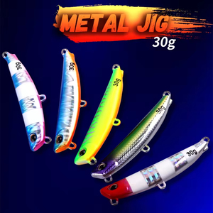 OEM 10g/15g/20g/25g/30g/40g/60g Plomb Saltwater Metal Jig Leurre de pêche en mer <span class=keywords><strong>pour</strong></span> Bass & Marlin Shore Casting Bream - Product Image 3