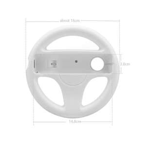 Nuovo Volante Controller con Impugnatura per Nintendo <span class=keywords><strong>Wii</strong></span> <span class=keywords><strong>e</strong></span> <span class=keywords><strong>Wii</strong></span> <span class=keywords><strong>U</strong></span>, Supporto per Joy-Con <span class=keywords><strong>e</strong></span> Joy-Pad, Accessori per Giochi di Corse - Product Image 3