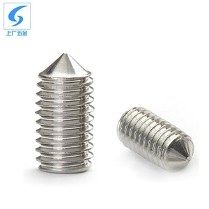 Tornillos de Fijación Puntiagudos de Acero Inoxidable 304 de Shanghai Guang Hardware, M4 M5 M6 M12, Hexagonales Internos, Sin Cabeza, Rosca Métrica DIN914 - Product Image 2