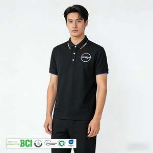 OME Haute Qualité Anti-rides Impression vierge Logo personnalisé Spandex/Nylon Uniforme formel à manches courtes Séchage rapide T-shirt de golf en toile - Product Image 1