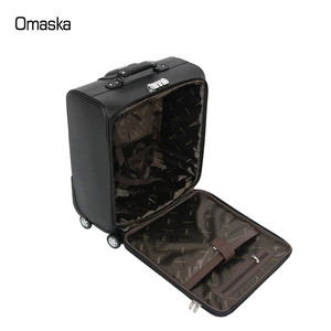 Chine usine PU en cuir 4 roues porte <span class=keywords><strong>sur</strong></span> chariot sacs à roulettes cabine bagages valise - Product Image 6