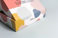 Boîte d'emballage en carton pour robes en tissu avec design personnalisé, boîte d'expédition en papier imprimée sur mesure