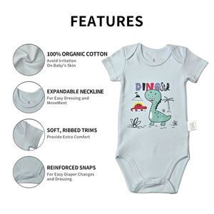Adorabile Set Pagliaccetto a Palloncino Senza Maniche in Puro Cotone Bianco per Neonato Bambina e Bambino, Abbigliamento Estivo per <span class=keywords><strong>Neonati</strong></span> - Product Image 2