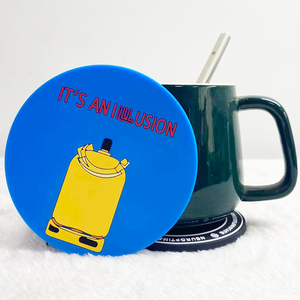 Factory Custom Logo PVC Untersetzer Weiche PVC-Untersetzer für Werbeaktionen Bar Hotels Silikon Untersetzer Tischs chutz - Product Image 3