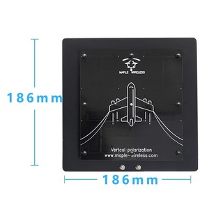 Antenne patch en nylon à gain élevé Maple Leaf 4.9G-21dBi avec connecteur SMA, distance améliorée, signal puissant, directionnelle, pour hélicoptères FPV - Product Image 4