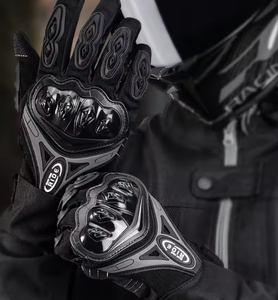 ถุงมือขี่มอเตอร์ไซค์ป้องกันระบายอากาศถุงมือเดินทางในเมืองน้ำหนักเบากันลื่น - Product Image 2