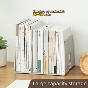 OEM/ODM rak penyimpanan buku Desktop kantor antiselip Organizer buku meja 3 kisi multifungsi - Product Image 2