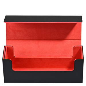 Sản xuất juzi OEM thẻ cao cấp PU da bàn Hộp Thẻ đa màu công suất lớn lật đóng cửa từ thẻ boong hộp - Product Image 5