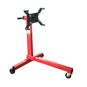 Soporte para Motor con Cabezal Giratorio <span class=keywords><strong>de</strong></span> 360 Grados, 4 Brazos Ajustables, Soporte <span class=keywords><strong>de</strong></span> Elevación para Motor <span class=keywords><strong>de</strong></span> Acero Resistente Plegable, Equipos <span class=keywords><strong>de</strong></span> Garaje - Product Image 2