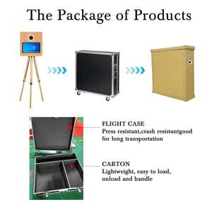 Photomaton vintage avec couleur de peinture vintage compatible avec les appareils photo reflex numériques pour les mariages, les fêtes, les photomaton - Product Image 6