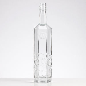 <span class=keywords><strong>Rhum</strong></span> Bourbon Vodka Tequila Ou Mouthwas Bouteilles <span class=keywords><strong>De</strong></span> Vin En Verre Fantaisie Artisanat Ancienne Bouteille D'alcool En Verre - Product Image 4