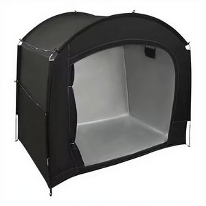 Tente de rangement pour vélos portable, imperméable, anti-UV, coupe-vent, en Oxford 210D et PVC enduit, pour 1 à 4 vélos, abri extérieur - Product Image 2
