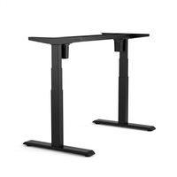 Bureau réglable en hauteur, bureau électrique assis-debout, cadre de bureau à double moteur pour poste de travail à domicile