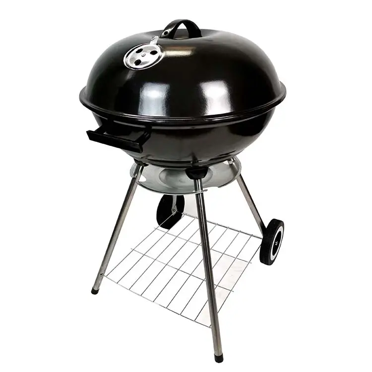 Haute qualité 14 16 18 22 pouces métal rond mouvement 4 jambes charbon barbecue bouilloire barbecue gril pour jardin camping