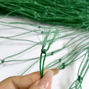 อวนจับปลา HDPE สีเขียว คุณภาพสูง ขายดี ทนแรงดึงสูง สำหรับจับปลาทูน่า ปลาใหญ่ สำหรับใช้ในทะเล แบบผูกปมสองชั้น หลายเส้นใย - Product Image 6