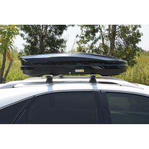 Roof Box Customized Logo Dual Side Waterproof ABS Plastic 350L Car Roof Top Carrier Box