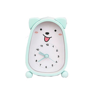 Décrochage créatif animal horloge jolie fille enfants chambre dessin animé métal muet mode horloge de bureau - Product Image 5