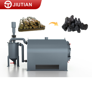 Mesin Pembuat Arang Biomassa Tungku Karbonisasi Horizontal Efisiensi Tinggi Hemat Energi Kelas Industri Pabrik - Product Image 2