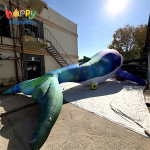 <span class=keywords><strong>Baleine</strong></span> gonflable géante de 10 m à dégradé de couleurs, modèle suspendu pour parcs à thème océaniques, centres commerciaux, expositions et publicité - Product Image 4