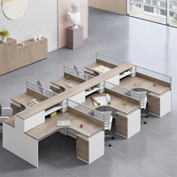 Bureau commercial moderne en bois avec tiroirs et structure métallique pour poste de travail en immeuble de bureaux – Vente en gros