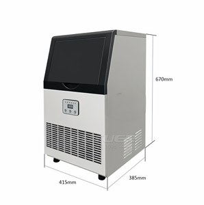 Máquina de Hielo en Cubos de Cristal para Restaurante y Bar, de Alta Calidad, Producción de 40kg, 50kg, 60kg, 80kg, 100kg por Día, Venta al Por Mayor de Fábrica - Product Image 3