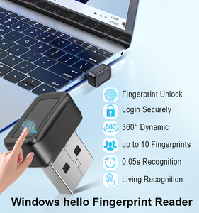 USB <span class=keywords><strong>mini</strong></span> xách tay máy quét dấu vân tay sinh trắc học USB logger 360 độ nhanh chóng phù hợp với Tương thích Windows 10/11 Dongle cho Cổ Phiếu - Product Image 2