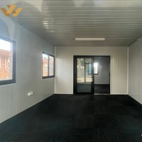 Maison conteneur modulaire résistante aux intempéries, à assemblage rapide, pour projets d'hébergement commercial temporaire