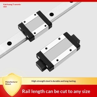 Bloc de guidage linéaire miniature domestique et rail de guidage en acier MGN9H MGW12H 12C 9C 7C 15C 7H 15H 5C CNC SBR16