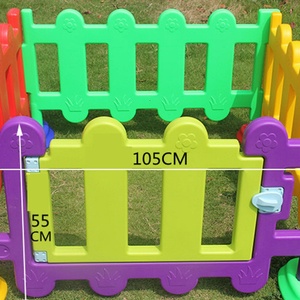 Paneles de Cercado de Plástico, Valla de Juego Suave, Puerta Colorida para Juegos Infantiles en Interiores y Exteriores, Cercas de Aislamiento - Product Image 5
