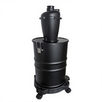 Separator Cyclone Manual Plastik Mandiri untuk Pengumpul Debu Pertukangan dan Penggilingan dengan Sambungan dan Adaptor