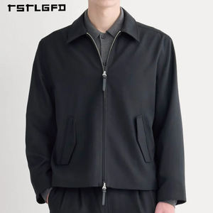 Veste bomber décontractée pour homme de qualité supérieure, écologique, de luxe, à double fermeture éclair, à capuche, patchwork, camouflage classique, pour l'hiver - Product Image 3