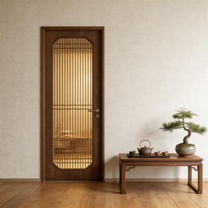Porta Interna in Legno Composito Contemporaneo con Finitura Liscia per Casa, Villa, Hotel, Appartamento, Camera da Letto, Ingresso - Product Image 1